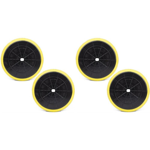 6 Inch Buffer Polishing Pads 4 Pack EVA Foam Backing Plates for Cordless Buffer for Polisher Machines