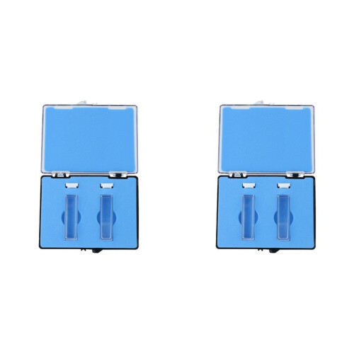 Quartz Glass UV Spectrophotometer Cuvette, 10mm Optical Path, 3.5ml,4 Pcs