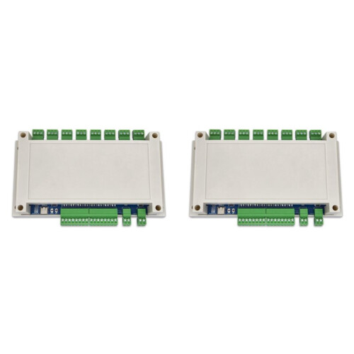 2X ESP32 RS485 Modbus 8 Channel Relay Module with Case 9-24V TYPE-C WIFI  Support Modbus