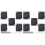 10PCS Panel Mount Blank Plate, D-Type Cover Plate Patch Board, Panel Base for Connectors and XLR Connectors 1