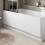 Modern Acrylic Side Bath Panel Gloss White Finish 1600 Bathroom 1