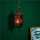 4 Pcs Hanging Hexagon Decorative Moroccan Candle Lantern Holders, Handmade Hanging Tea Light Holder 5