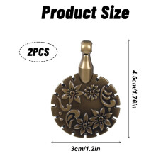 4PCS Antique Yarn Cutter Pendant for Crochet, Quilting & Knitting - Essential Sewing Accessories