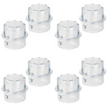 Pacote com 8 Tampões de Tampa para Recipientes de 32 Oz e 48 Oz - para Liquidificadores Quiet One VM0145 BarBoss