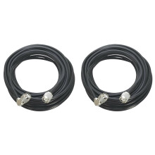 2X RG58 TNC Wtyk Męski na TNC Wtyk Męski Złącze Kątowe RF Kabel Połączeniowy Pigtailowy