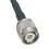 2X Conector Macho TNC RG58 A Conector Macho TNC, Conector de Ángulo Recto, Cable Flexible de Puente RF 5