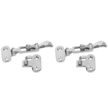 2X Yacht Accessories 316 Stainless Steel Buckle Hatch Buckle Small Scoop Door Boat Deck Lock Hasp