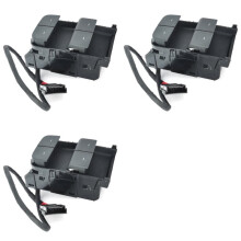 3X Car Left Front Power Window Control Button 1081037-02-G for Model 3/Y 2021-2024 Door Glass Lifter
