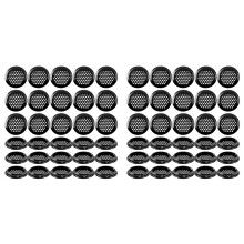 60Pcs 2inch Soffit Vents Round Air Vents Stainless Steel Ventilation Mesh Hole Louver for Kitchen Shoes Bathroom Cabinet