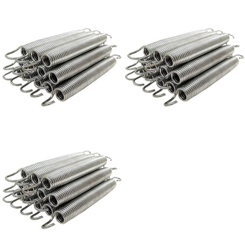 36Pack 6.5Inch Trampoline Spring Steel Replacement Kit for Extra Bounce Trampoline Accessories Silver 1