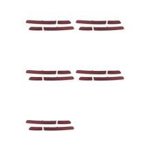 20X Car ABS Red Rear Bumper Reflector Brake Lamp False Light Decorative Lights for L 2017-2019