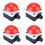 4X E-Stop Pedal Push Button Without Fixation Waterproof Self Reset Momentary Foot   Mushroom 2
