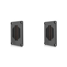 2X Square Aluminum Strip Belt Type Pneumatic High Frequency Tweeter, Super Speaker for Car Audio