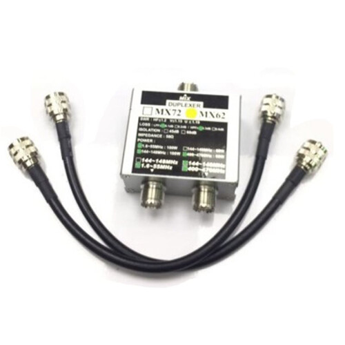 3X MX62 HAM Antenna Combiner Different Frequency ( / VHF / UHF) Linear Combiner Transit Station Duplexer 1