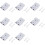 80Pcs for Anderson Plug Connector 50A 600V 6AWG Silver Plated Solid Copper Terminal AC/ Power Tools 2
