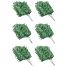 72Pcs Artificial Leaves Plants Faux Fronds Tropical Large Leaves Greenery Plant for Leaves Hawaiian Party