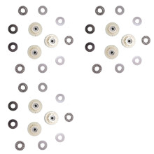 9x Nylon Gear Set Spare Part for Bafang FM G311.250. Replacement 18-33 Teeth Helical Plastic Pinion Gear