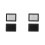 4pcs for  X2D P2S External Exhaust Filter Element Printer External Air Outlet Fan Filter HEPA Activated Carbon 1