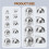 18X 9 Sizes Stainless Steel Half Round Pottery Molds, Ceramic Top Tool, Pottery Plate Press Tool (Silver) 7