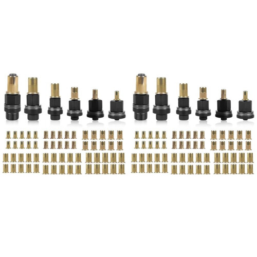 Set di 12 Pinze per Rivetti, Dadi A Pressione, Pinze per Rivetti, Set di Rivetti per M3-M10 con 120 Pezzi di Dadi