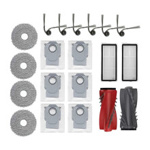 2X for Qrevo / EdgeC / S5A / 5V1 / Curv Vacuum Parts Main Side Brush Hepa Filter Mop Cloth Dust Bags