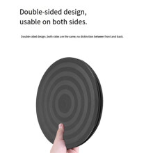 2pcs 20cm 360 Rotating Turntable Round Bonsai Display Stand for Monitor TV Swivel Base Lazy Turntable Rotation Platform