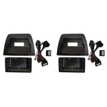 2 Set 9 Inch Car Radio Fascia Frame Kit with Cable Android MP5 Player Dash Board Panel Frame for 2006-2010 X3 E83