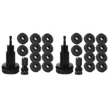 2X Wheel Hub Cleaning Tool, Wheel Stud Cleaner, Brake Hub Cleaning Kit, Stud with 20