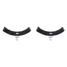 2X Leather Drum Stickers Drum Dampener Drum Dampening Cushions Drum Dampening Mat