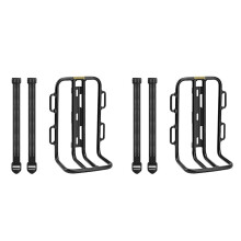 2X Riderace Bicycle Front Fork Shelf MTB Road Bike Front Rack Carrier Outdoor Touring Load Bearing Luggage Shelf Bracket