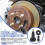 2X Wheel Hub Cleaning Tool, Wheel Stud Cleaner, Brake Hub Cleaning Kit, Stud with 20 4