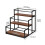 3X Coffee Syrup Rack 3-Storey Storage Rack Wine Rack Wine Rack Kitchen Seasoning 3