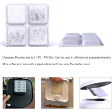 60PCS Pet Food Desiccant Bag for Petlibro Automatic Cat Dog Feeders Keep Pet Food Dry and Fresh
