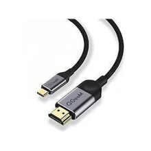 USB-C to HDMI Adapter Cable 1.2 m, 4K 60Hz Video and Audio Transmission for Laptops and Smartphones for Home and Daily Use - Practical