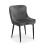 Set Of 2 Luxe Velvet Dining Chairs - Grey 4