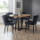 Set Of 2 Luxe Velvet Dining Chairs - Grey 6