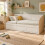 Noa and Nani Jasmine Day Bed with Pull-Out Storage Drawers in White 3