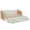 Noa and Nani Jasmine Day Bed with Pull-Out Storage Drawers in White 4