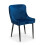 Set Of 2 Luxe Velvet Dining Chairs - Blue 5