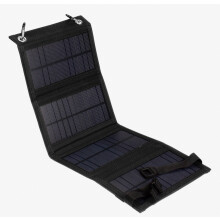 USB 5V 8W Foldable Solar Panel Solar Charger Power Bank Portable Charger_Surprise Gift