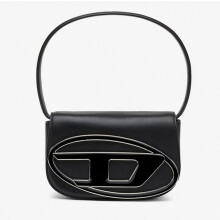 Sac bandoulière femme 1DR en cuir, pochette tendance et légère en PU, sac à main sous le bras, noir
