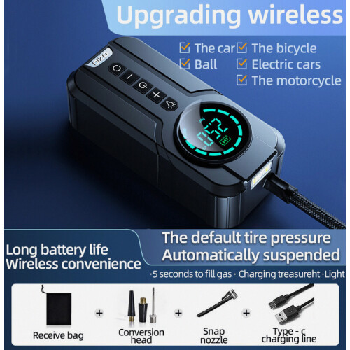 Φορητή ασύρματη αντλία αέρα 8400mAh 150PSI Γρήγορ 1