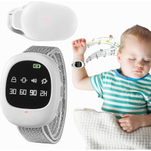 Alarme pipi au lit pour enfants avec 4 minuteurs et fonction vibration - Montre sans fil, capteur d