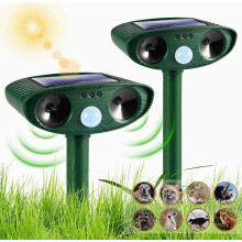 Ultrasonic Deer Repeller - Pack Of 2 - Solar Powered - Get Rid Of Deer In 48 Hours_Surprise Gift