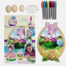 Kit de décoration d'œufs de Pâques à piles avec 8 feutres colorés non toxiques - Jouet de Pâques id
