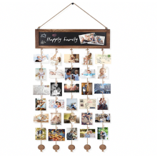 Wooden Wall Clip Photo Decoration Hanging Photo Clip Handicraft Hanging Display Display Clip_Surprise Gift
