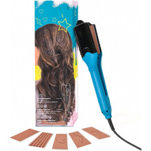 Piastra per capelli e arricciacapelli senza fili 2 in 1, piastra da viaggio senza fili, mini arricciacapelli portatile in ceramica, anti-scottatura,