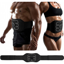 Ceinture de stimulation abdominale portable pour entraînement à domicile et au bureau - Appareil de