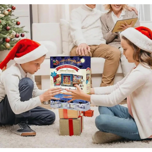 Χριστουγεννιάτικο παζλ Ημερολόγιο Advent Χαριτωμέ 1