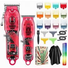 Kabelloses Super Motor Haarschneide- und Trimmer-Set NICEGOU_Überraschungsgeschenk